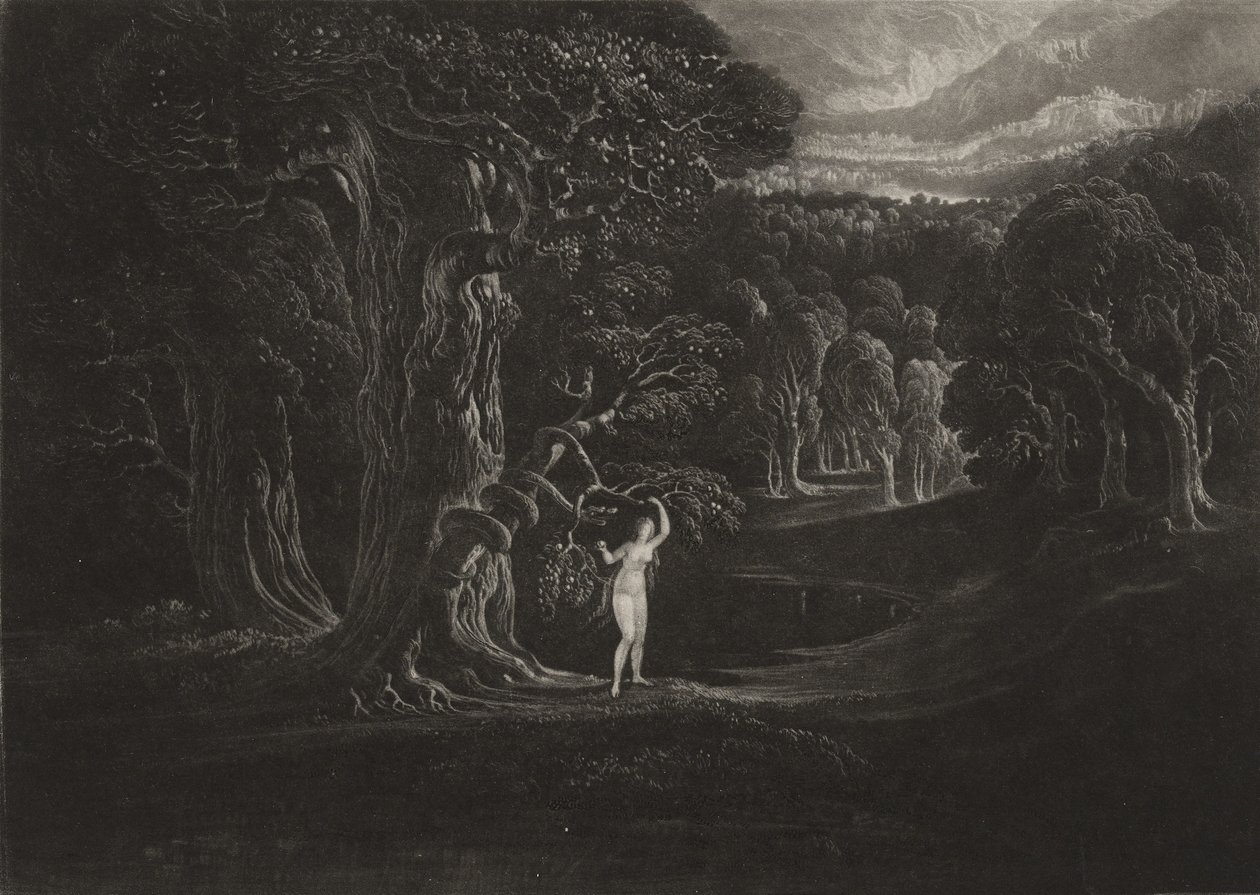 Satan Tempting Eve by John Martin