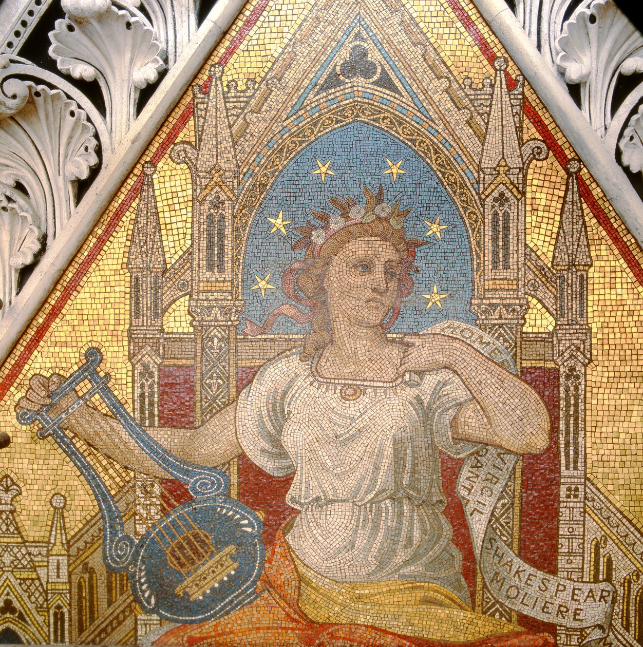 Detail of Poetry from the Albert Memorial by John Richard Clayton