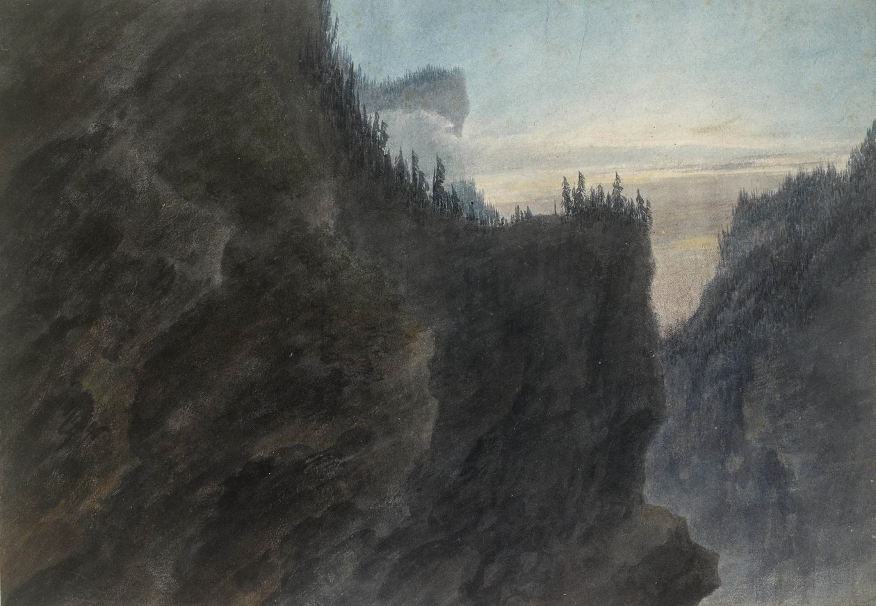 Entrance to the Valley of the Grande Chartreuse, 18th Century by John Robert Cozens