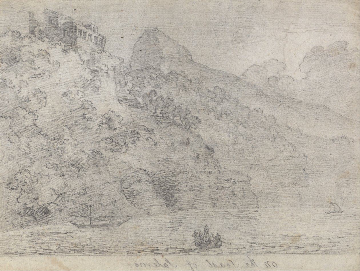 On the Coast of Salerno by John Robert Cozens