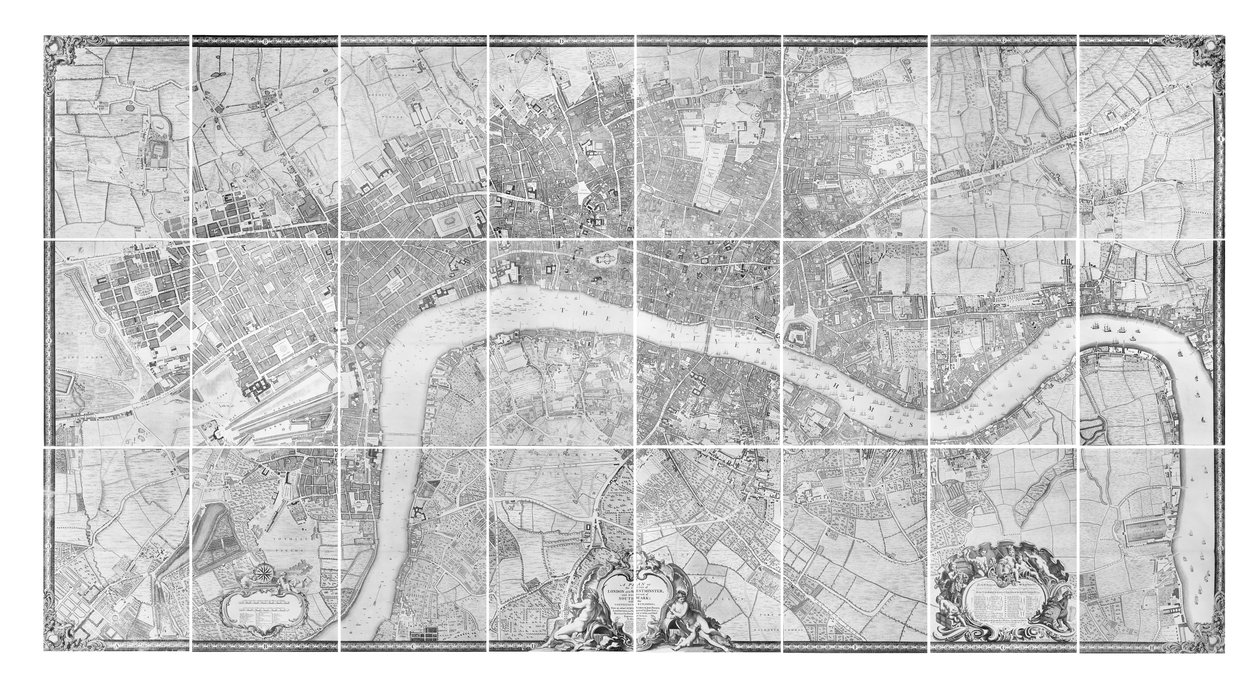 A plan of the cities of London and Westminster, and borough of ...