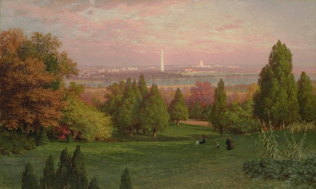 View of Washington from Arlington by John Ross Key