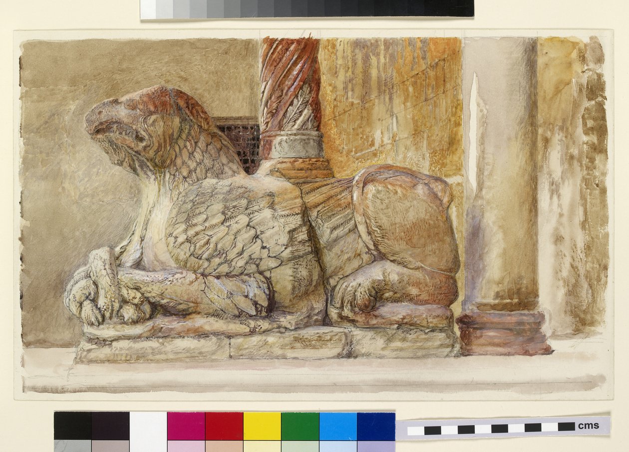 Gryphon, Verona, 19th century by John Ruskin