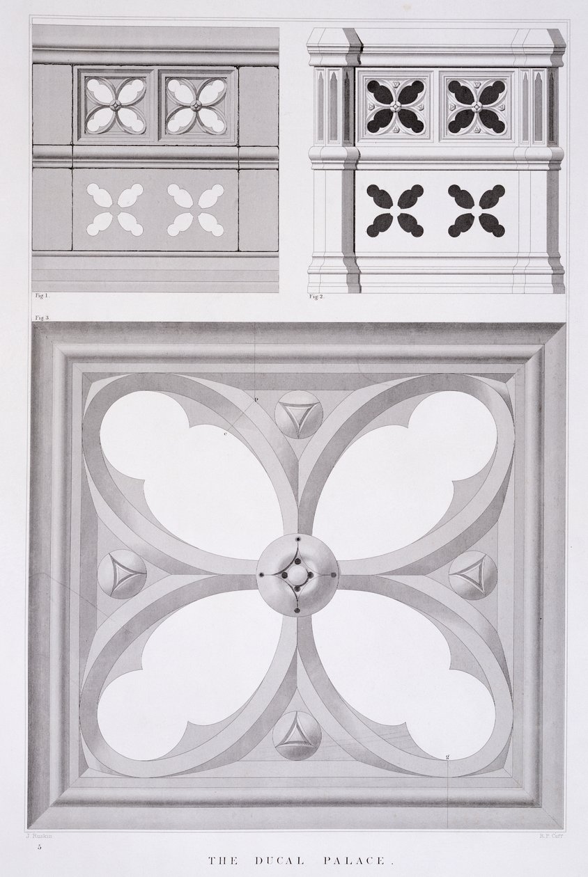 The Ducal Palace, Compartments of the Southern Balcony (from 