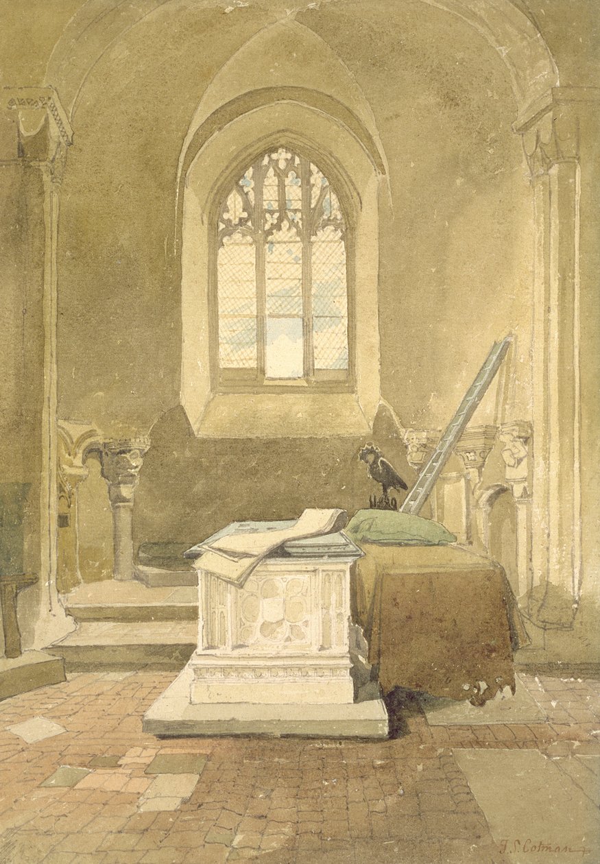 Jesus Chapel, Norwich Cathedral, c.1807 by John Sell Cotman