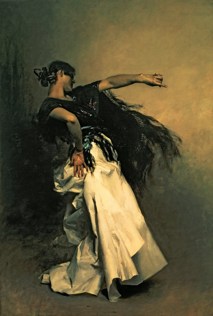 The Spanish Dancer, study for 