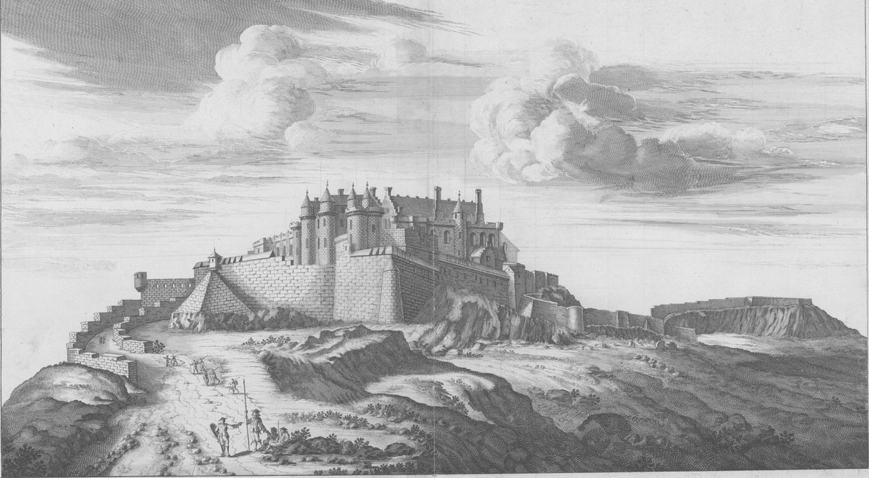 The Prospect of their Majesties Castle of Sterling by John Slezer