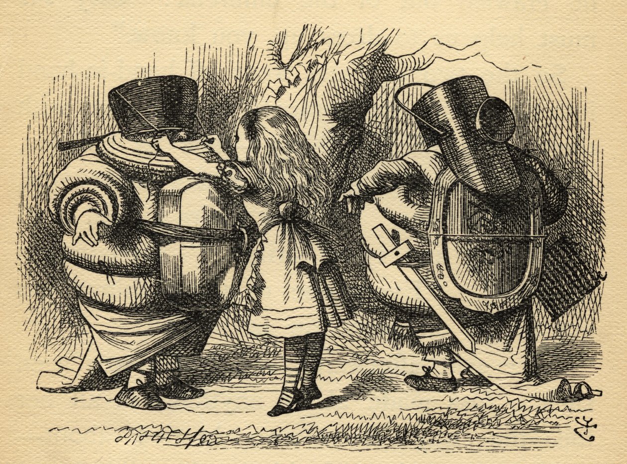 The Battle over the Rattle, illustration from 