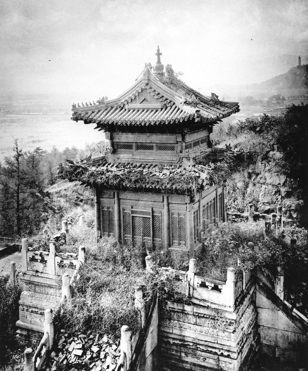 The Baoyun Bronze Pavilion in the Summer Palace, Beijing by John Thomson