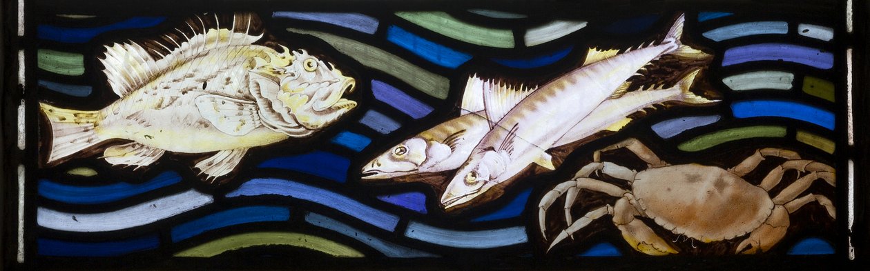 Fish & Crabs by John William Brown