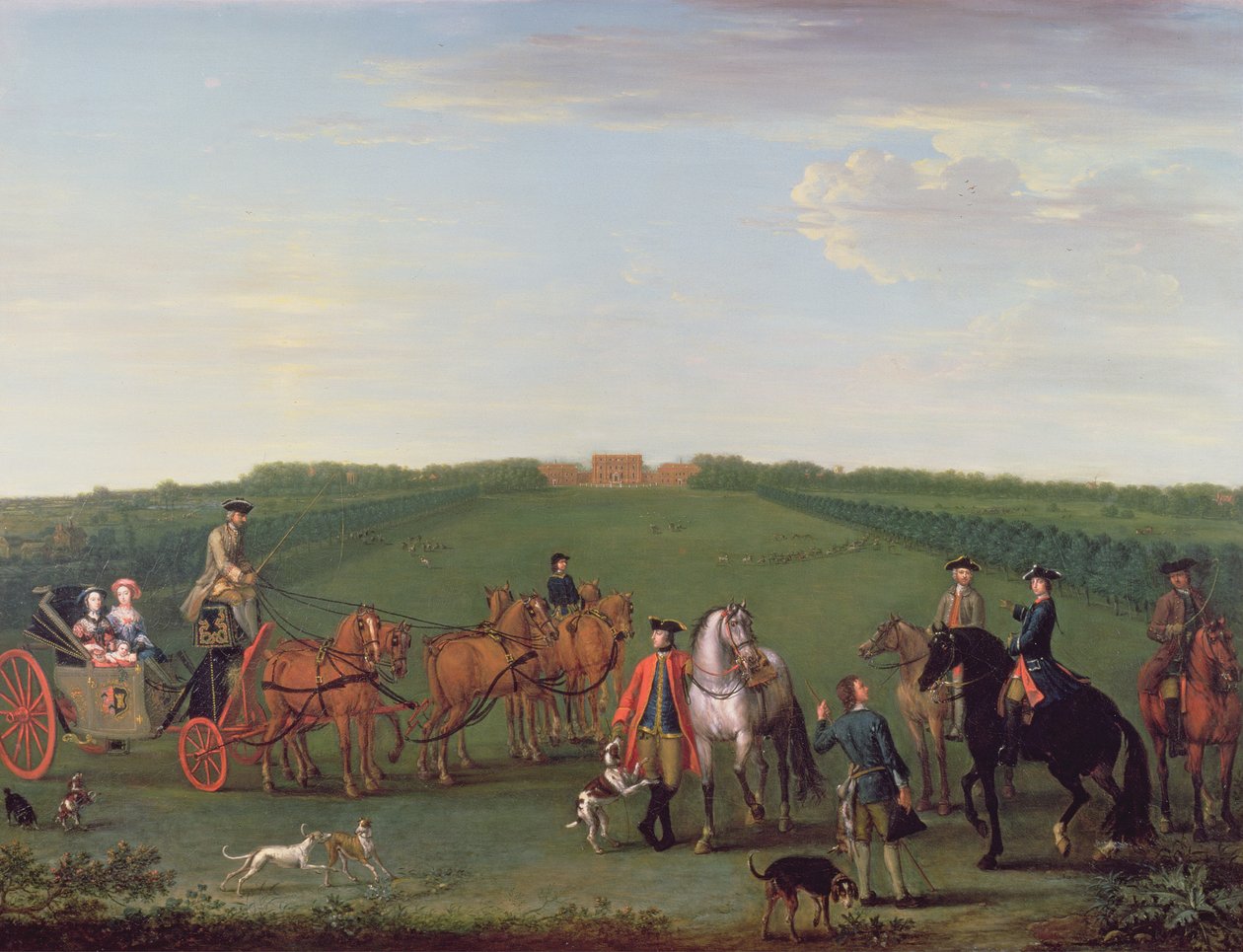 The Beauchamp-Proctor Family and Friends at Langley Park, Norfolk by John Wootton