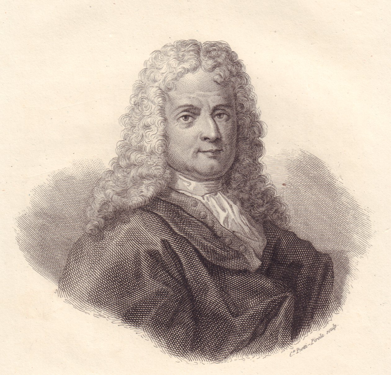 Portrait of Jacopo Riccati, Italian mathematician by Walter Charles Mills