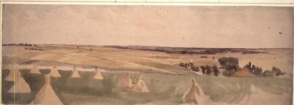 Battlefield of Crecy, 26 August, 1346 by John Absolon