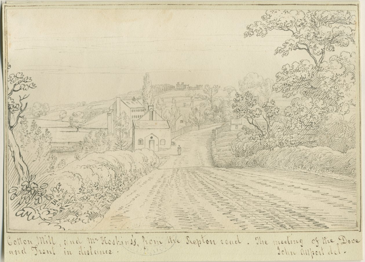 Burton-upon-Trent: Pen and Ink Drawing by John Allport