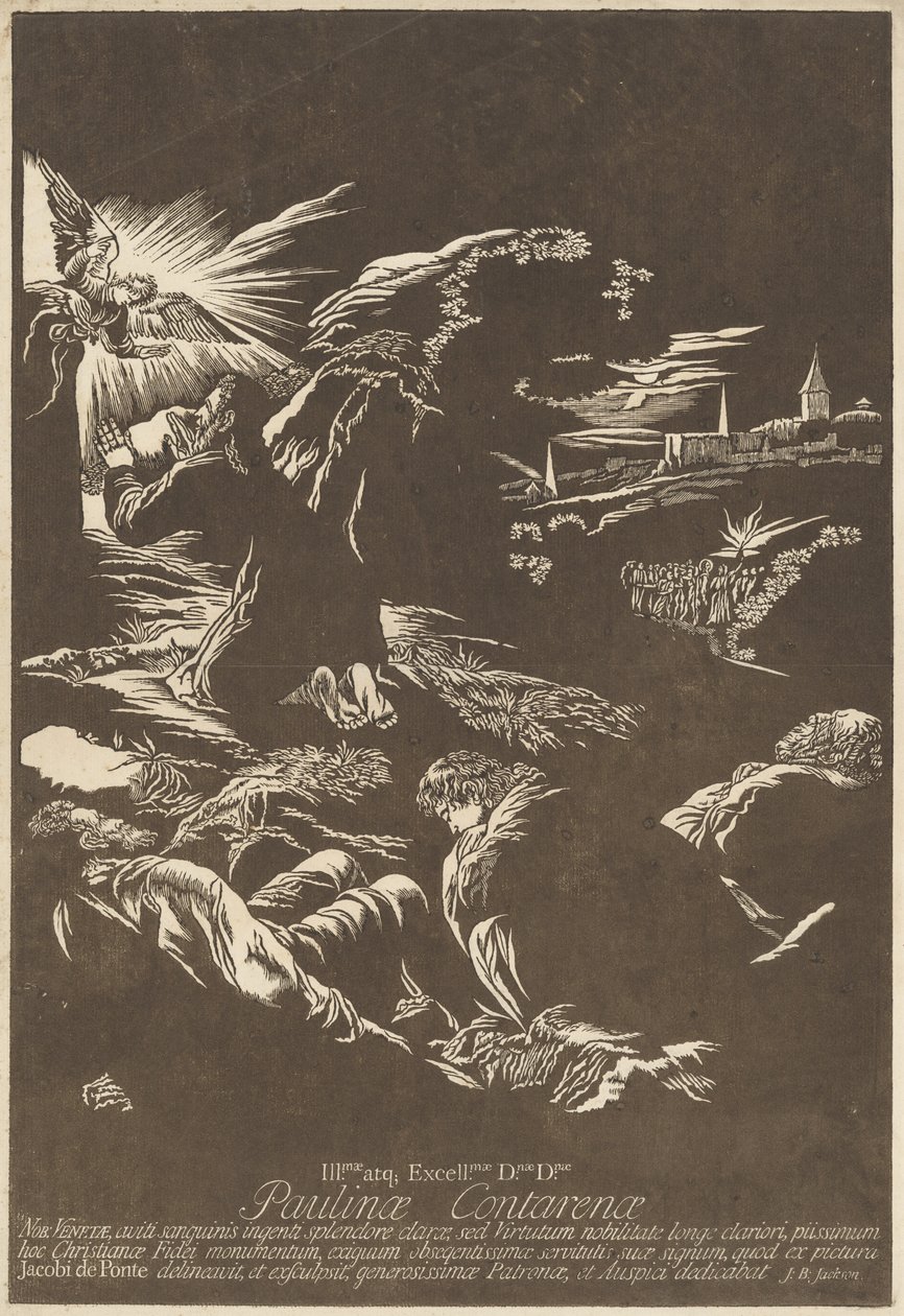 Christ on the Mount of Olives by John Baptist Jackson