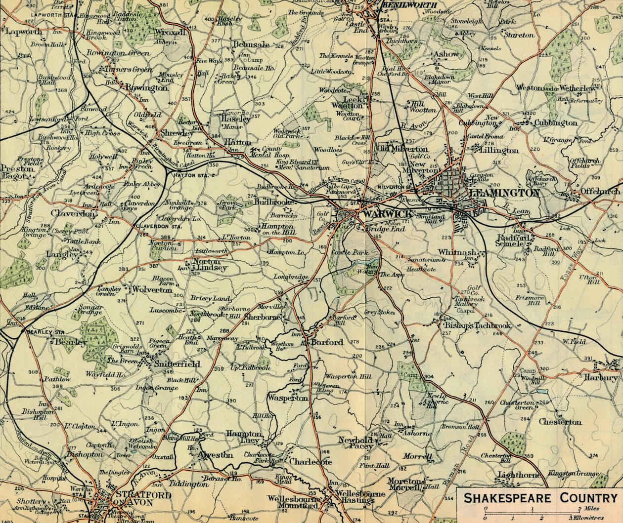 Shakespeare Country by John Bartholomew