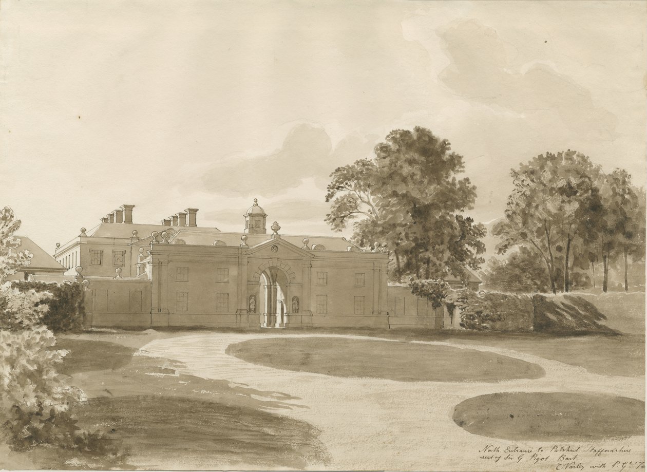 Patshull House by John Buckler