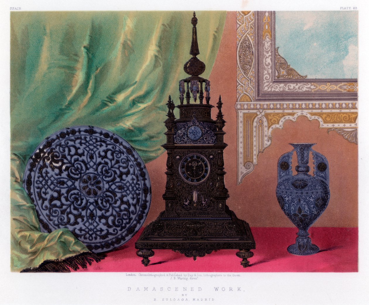 Damascened Work, 19th century by John Burley Waring