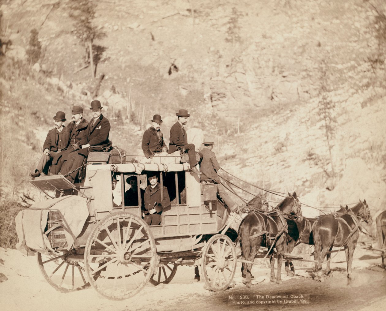 The Deadwood Coach Traveling in South Dakota by John C. H. Grabill