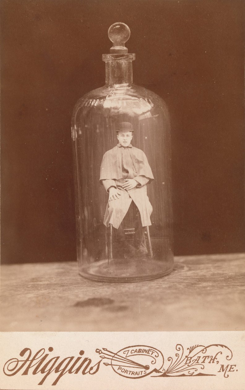 Man in Bottle, ca. 1888 by John C. Higgins