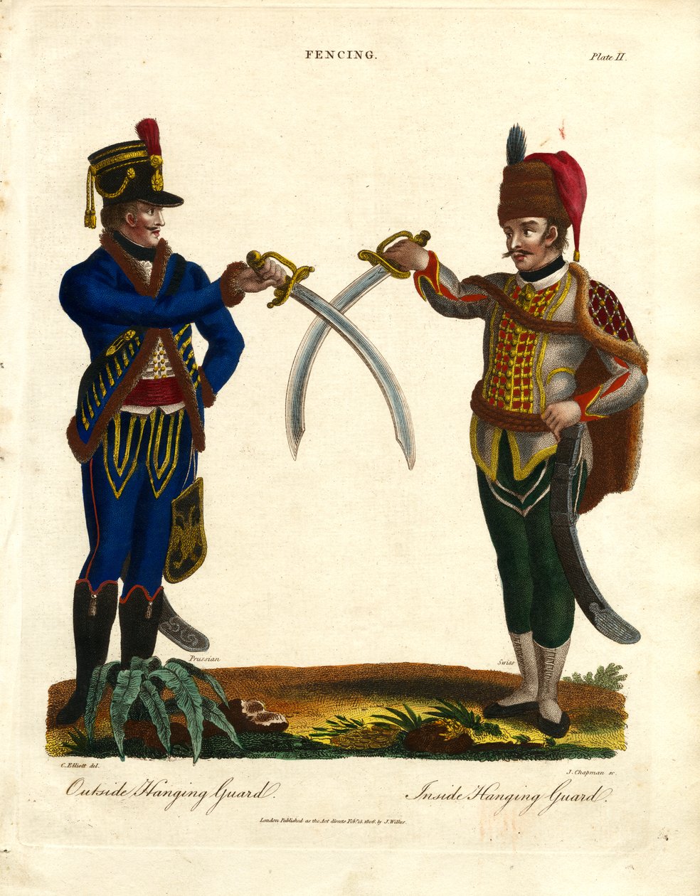 Fencing: Outside and Inside Hanging Guard by John Chapman