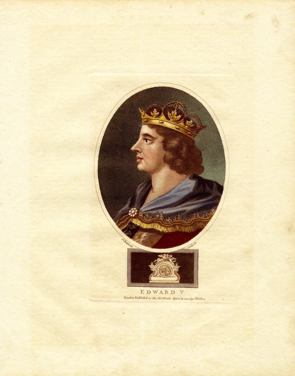 Portrait of Edward V of England by John Chapman
