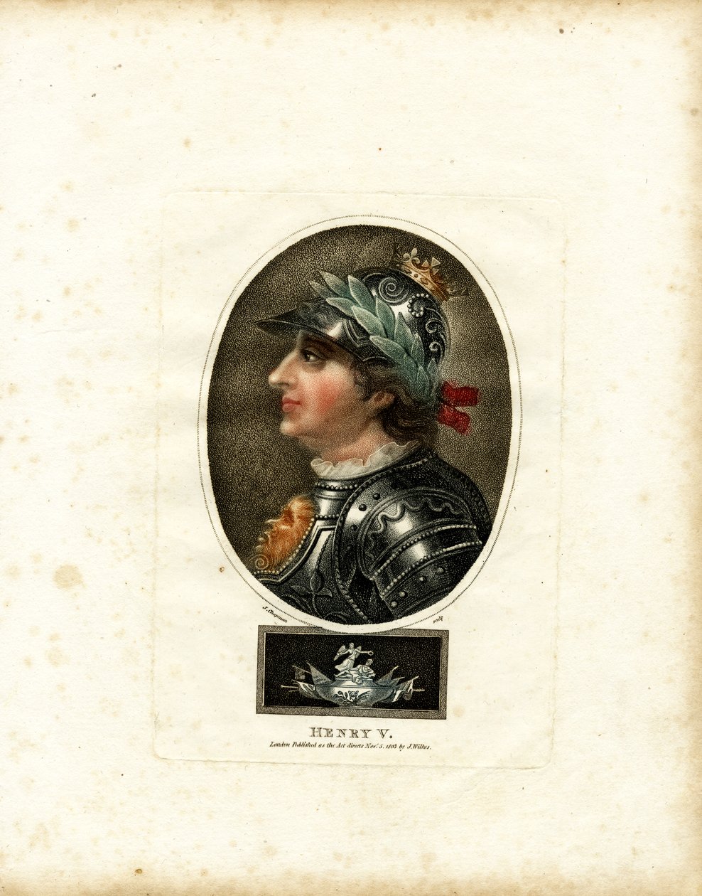 Portrait of Henry V by John Chapman