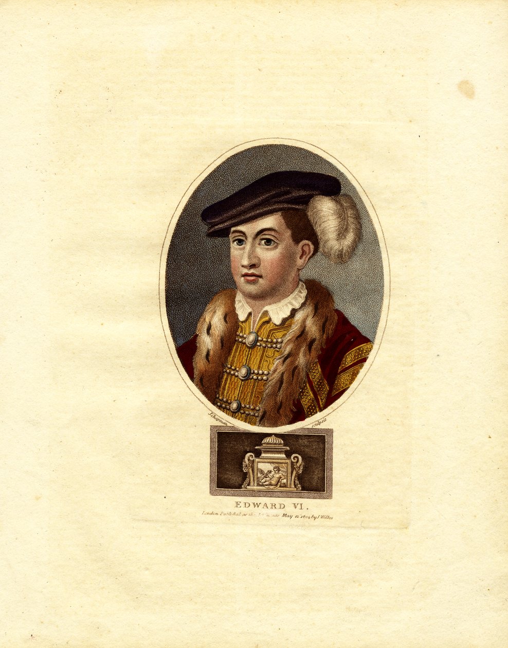 Portrait of King Edward VI of England by John Chapman