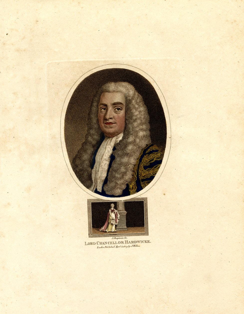 Portrait of Lord Chancellor Hardwicke by John Chapman