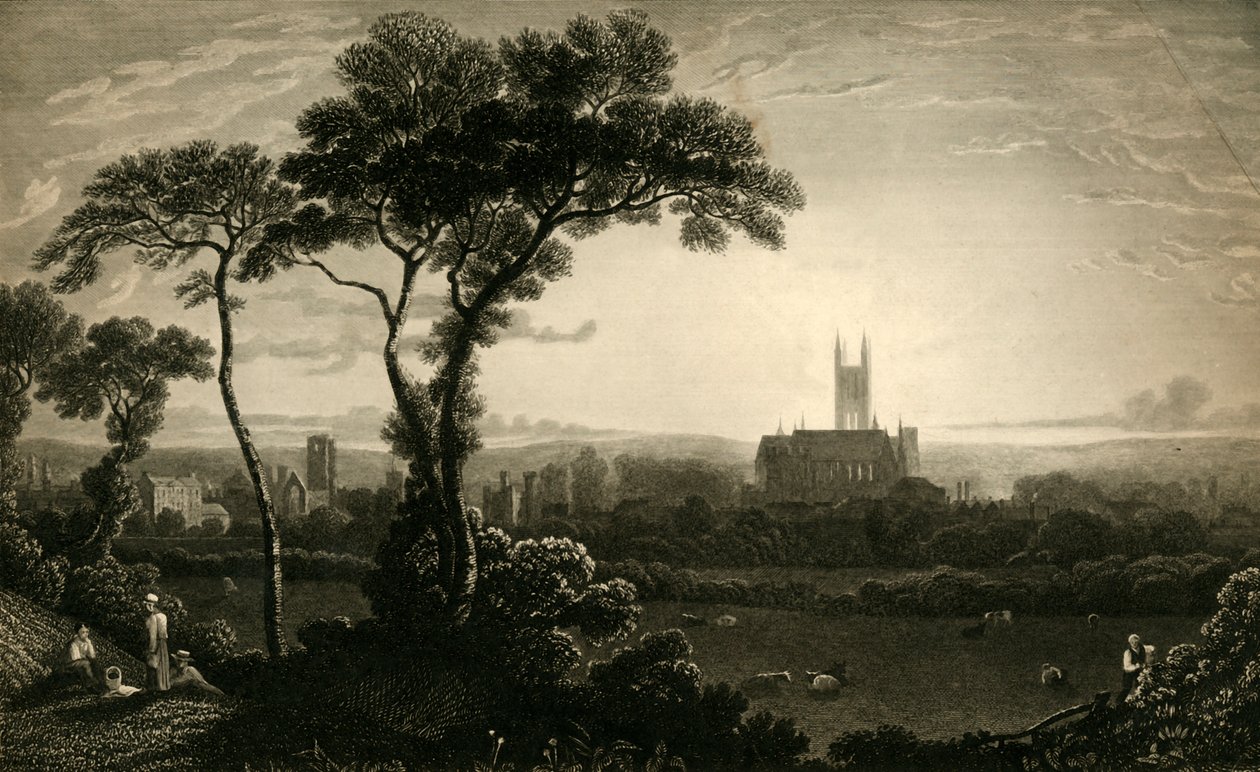 East View of The City of Canterbury by John Charles Varrall