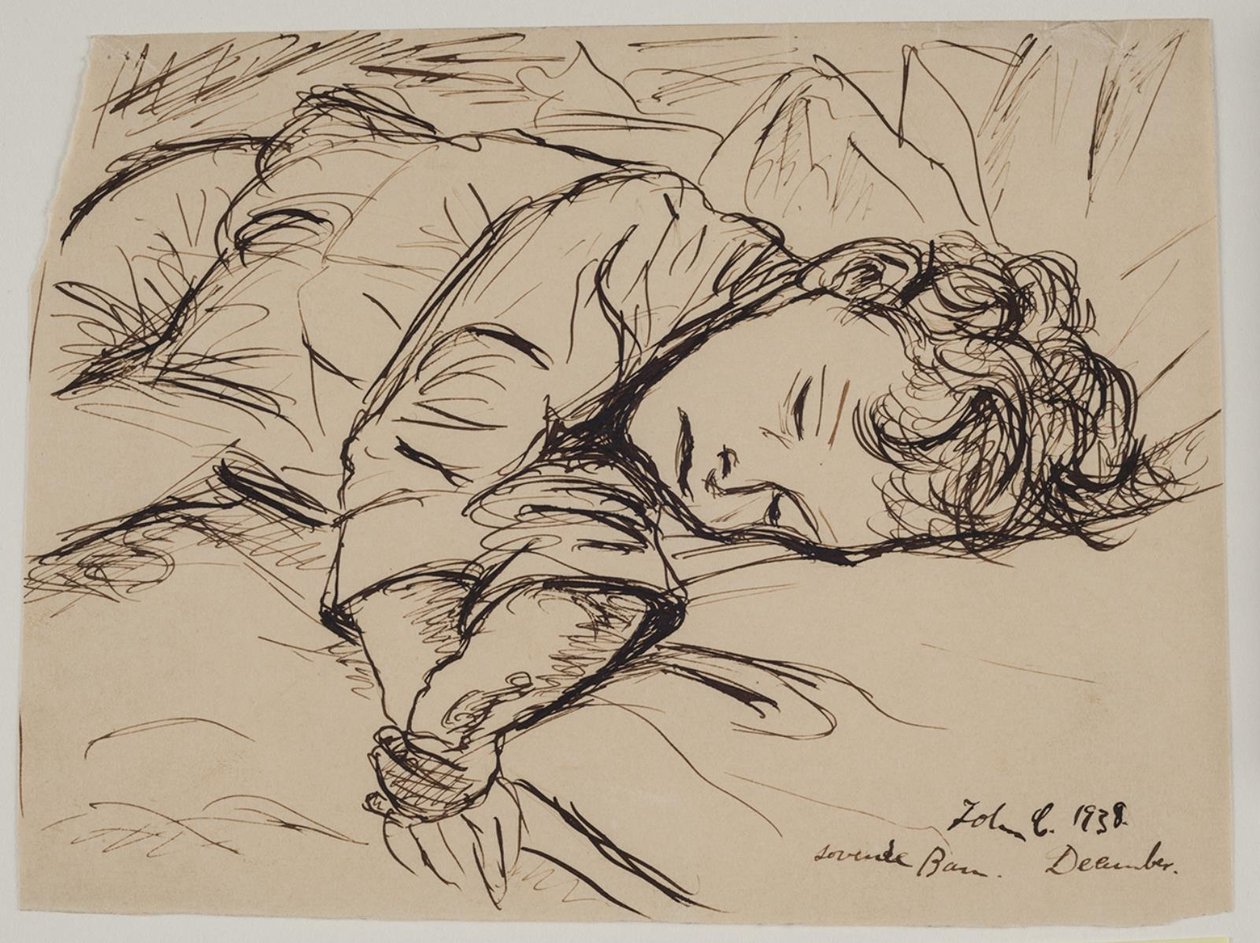 Sleeping child by John Christensen