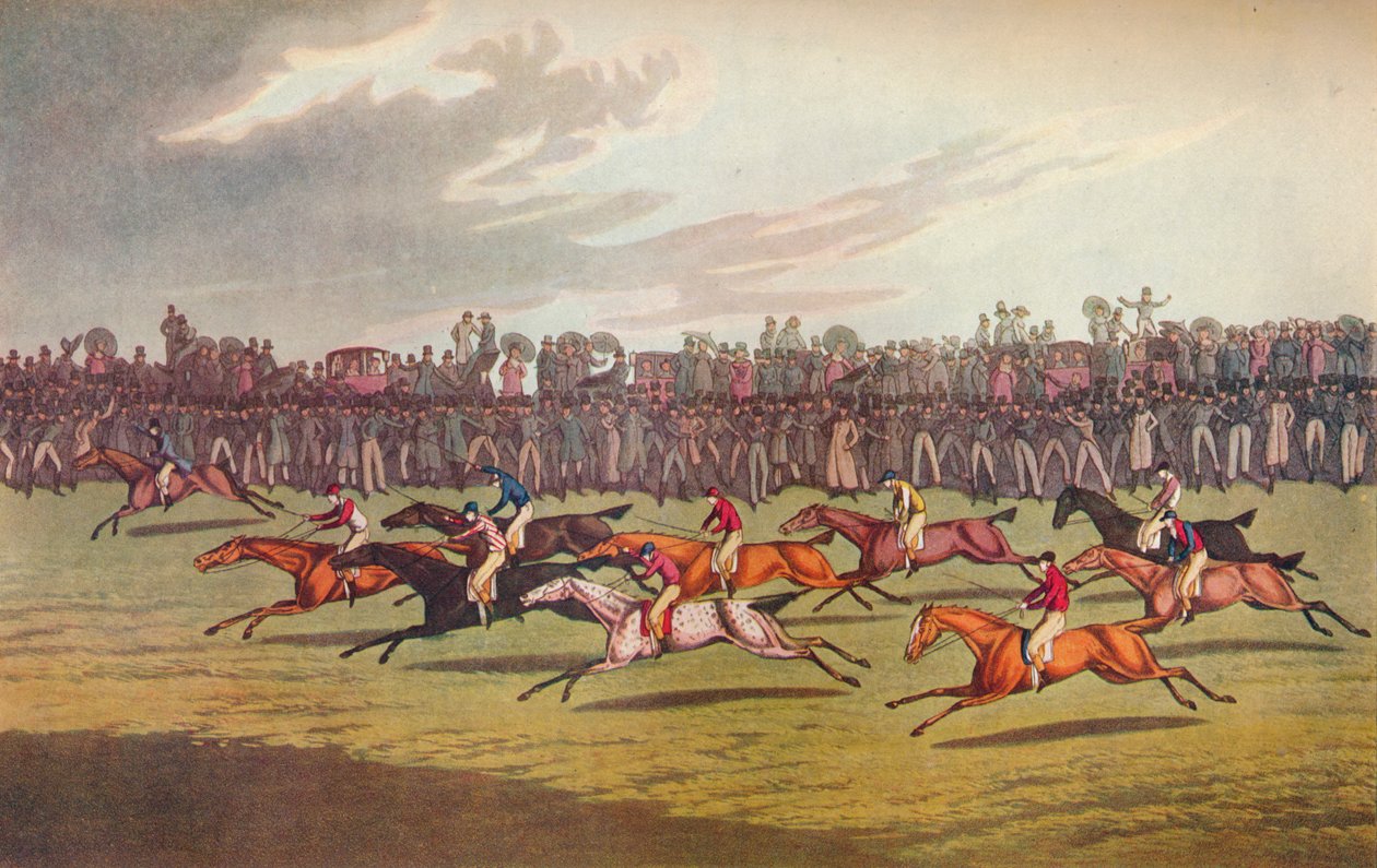 Racing by John Clarke: Premium art reproduction
