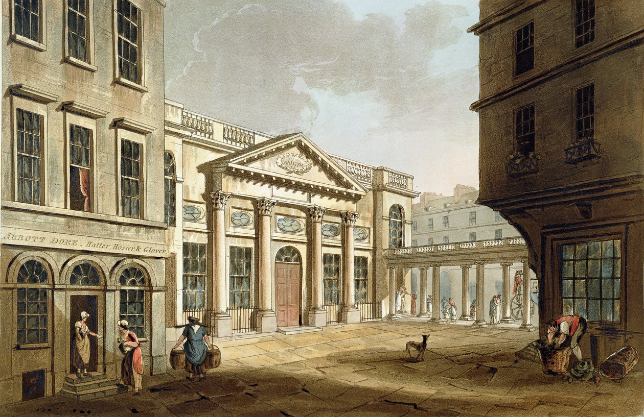 The Pump Room by John Claude Nattes