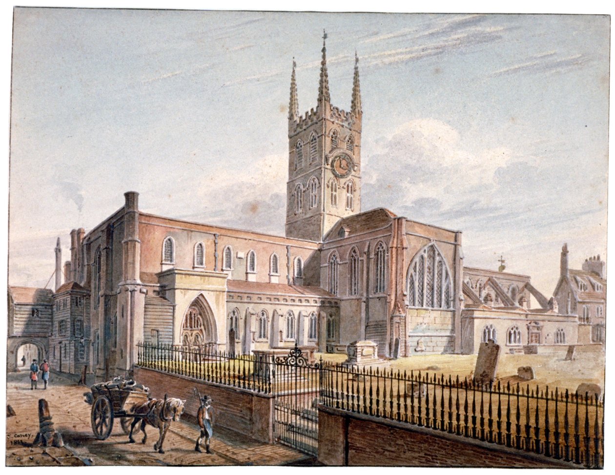 St Saviour's Church, Southwark, London by John Coney