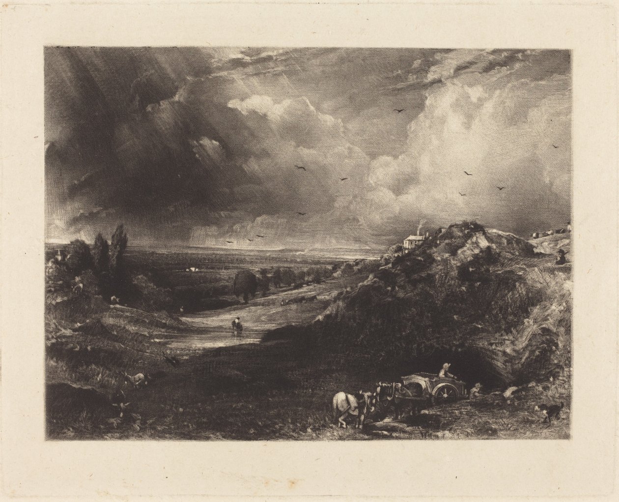 A Heath by John Constable
