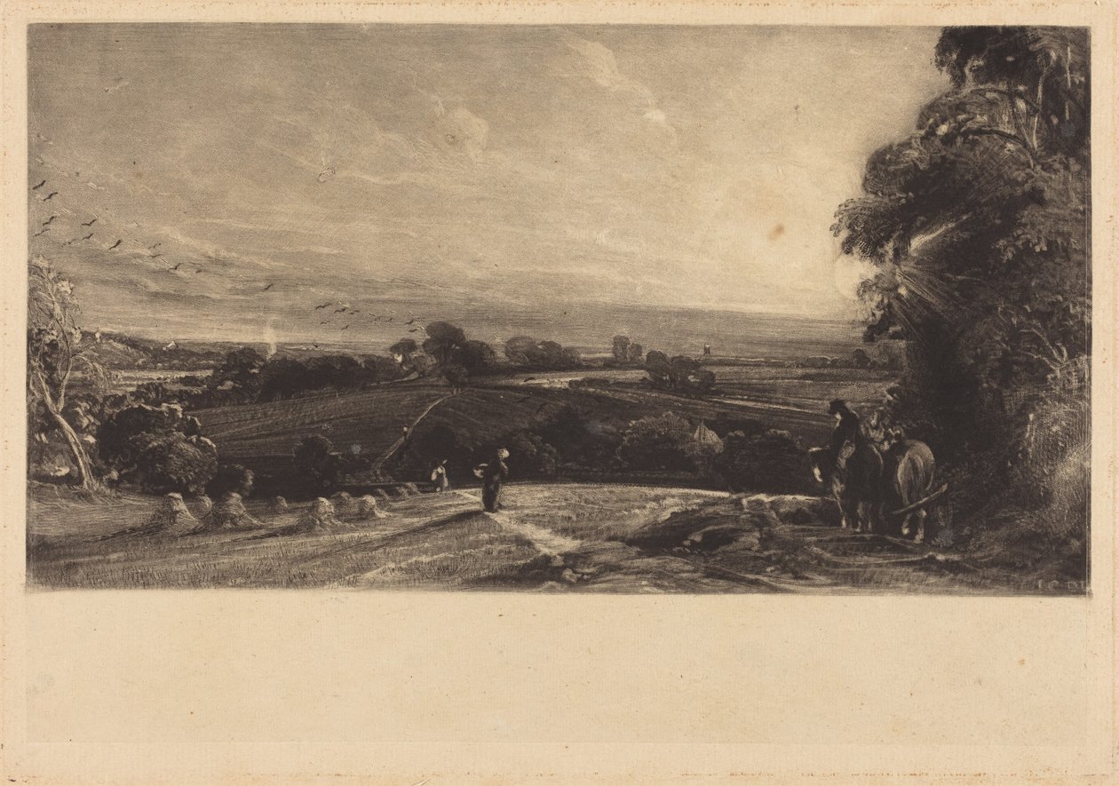 Autumnal Sunset by John Constable