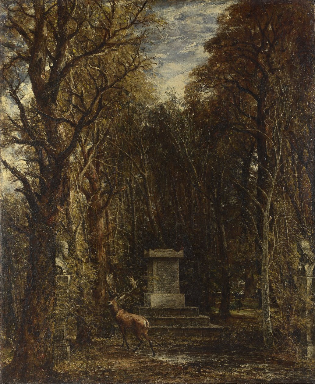 Cenotaph to the Memory of Sir Joshua Reynolds, Erected in the Grounds of Coleorton Hall, Leicestershire by the Late Sir George Beaumont, Bt. by John Constable