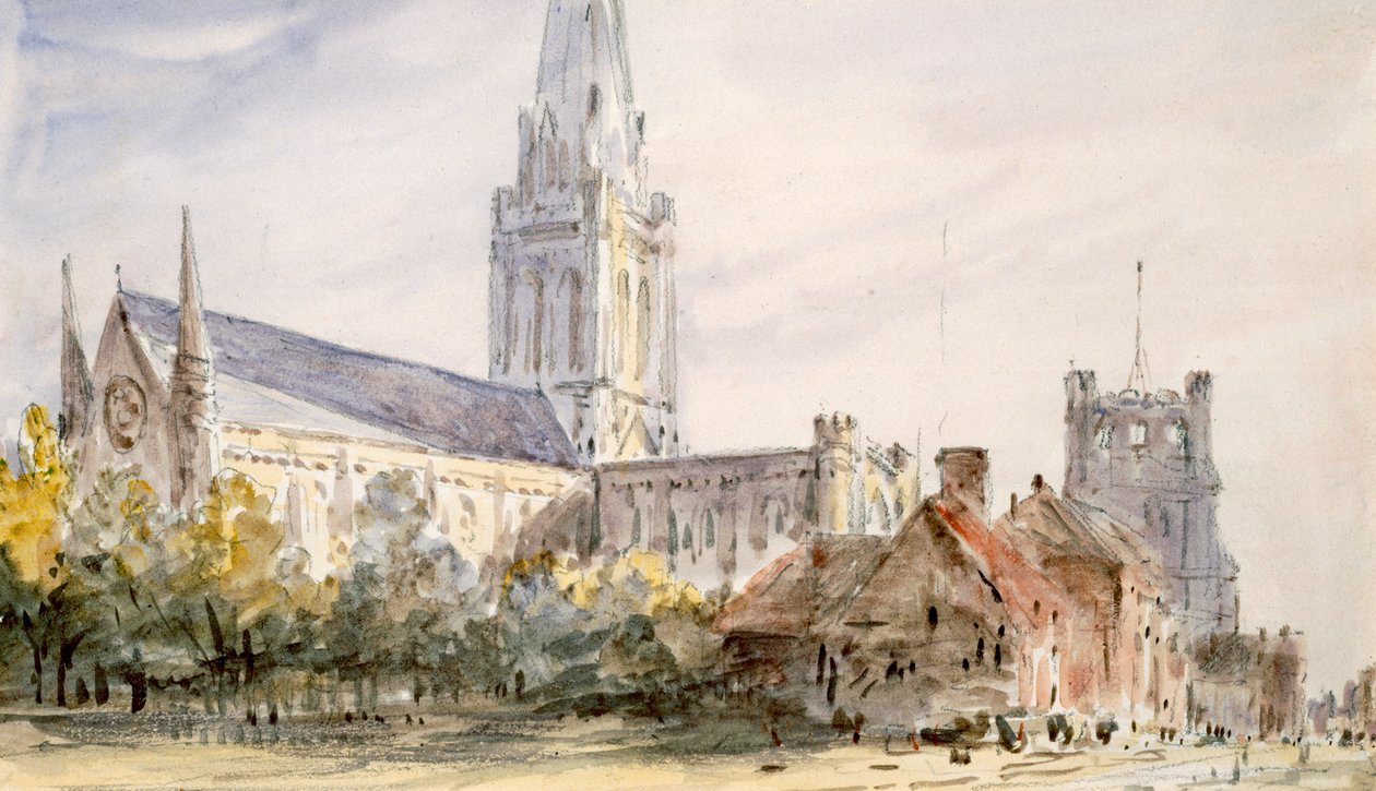 Chichester Cathedral, Sussex, c. 1796-1837 by John Constable
