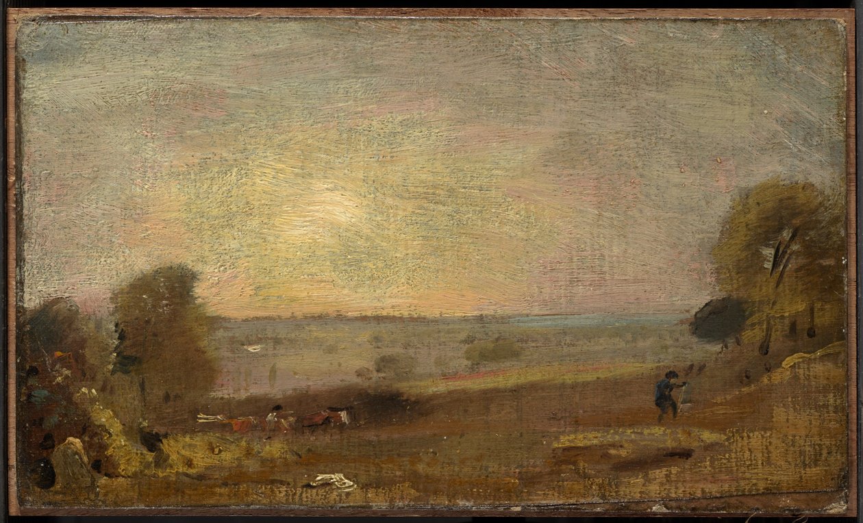 Dedham Vale from the Road to East Bergholt, Sunset by John Constable