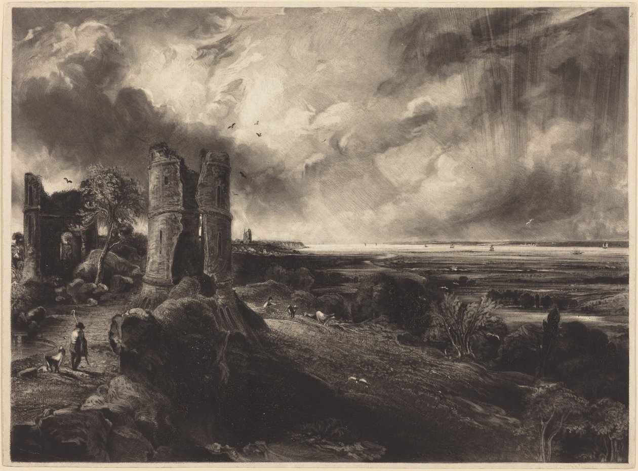 Hadleigh Castle (Large Plate) by John Constable