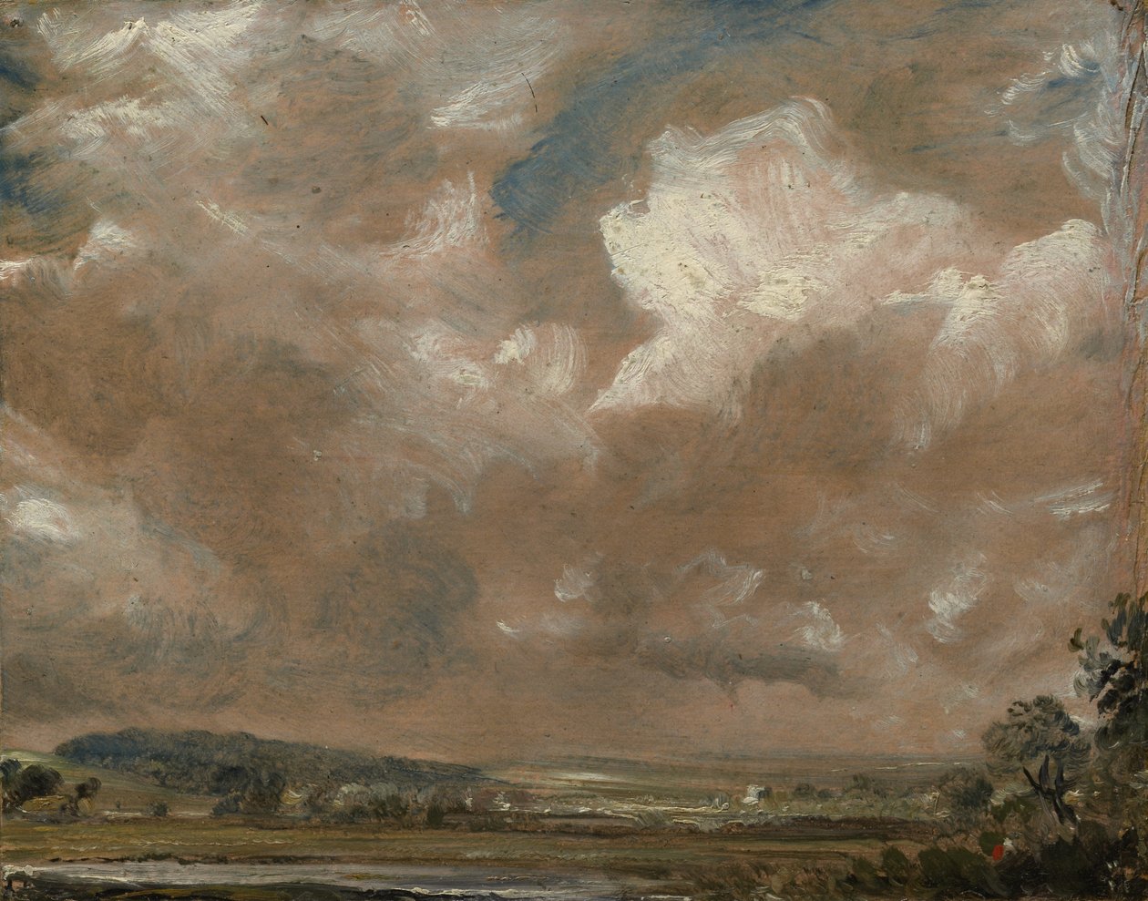 Harnham Ridge, Salisbury by John Constable