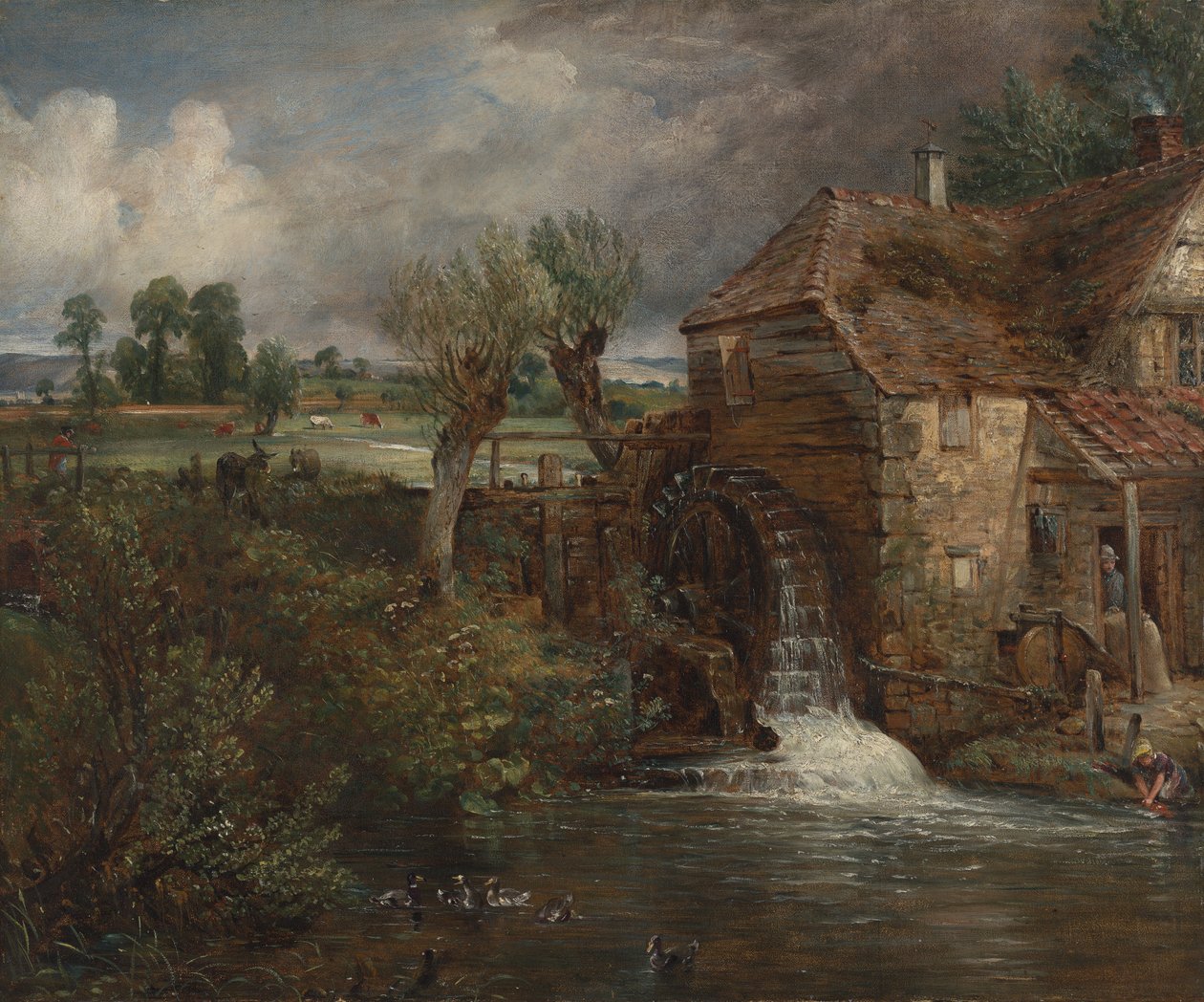 Parham Mill, Gillingham by John Constable: Fine art print