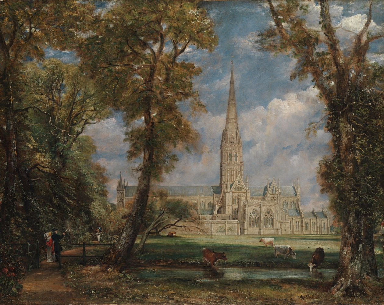 Salisbury Cathedral from the Bishop