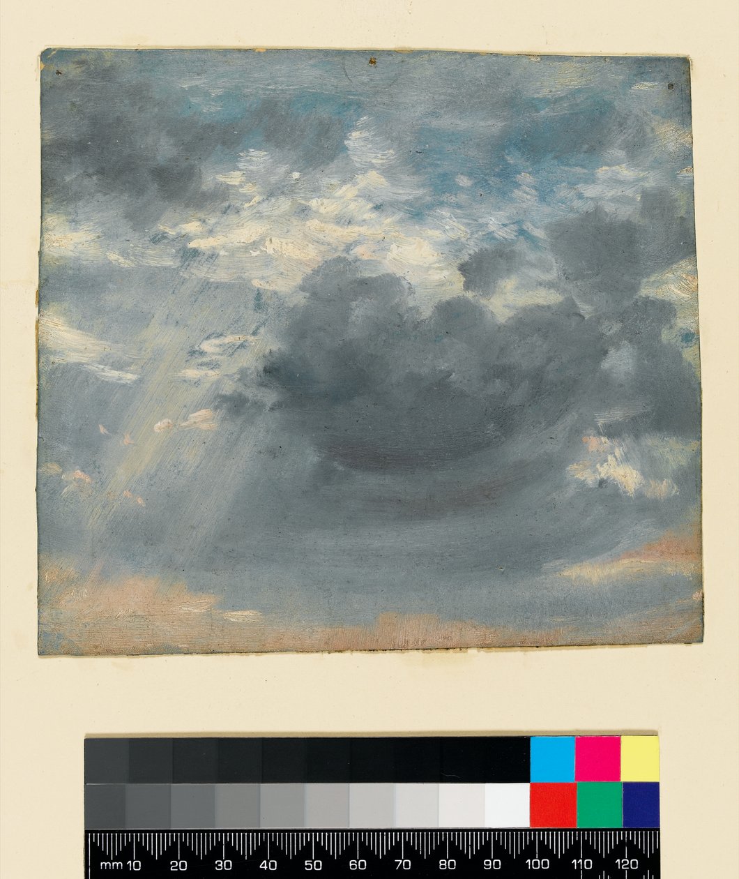 Sky Study with a Shaft of Sunlight, c.1822 by John Constable