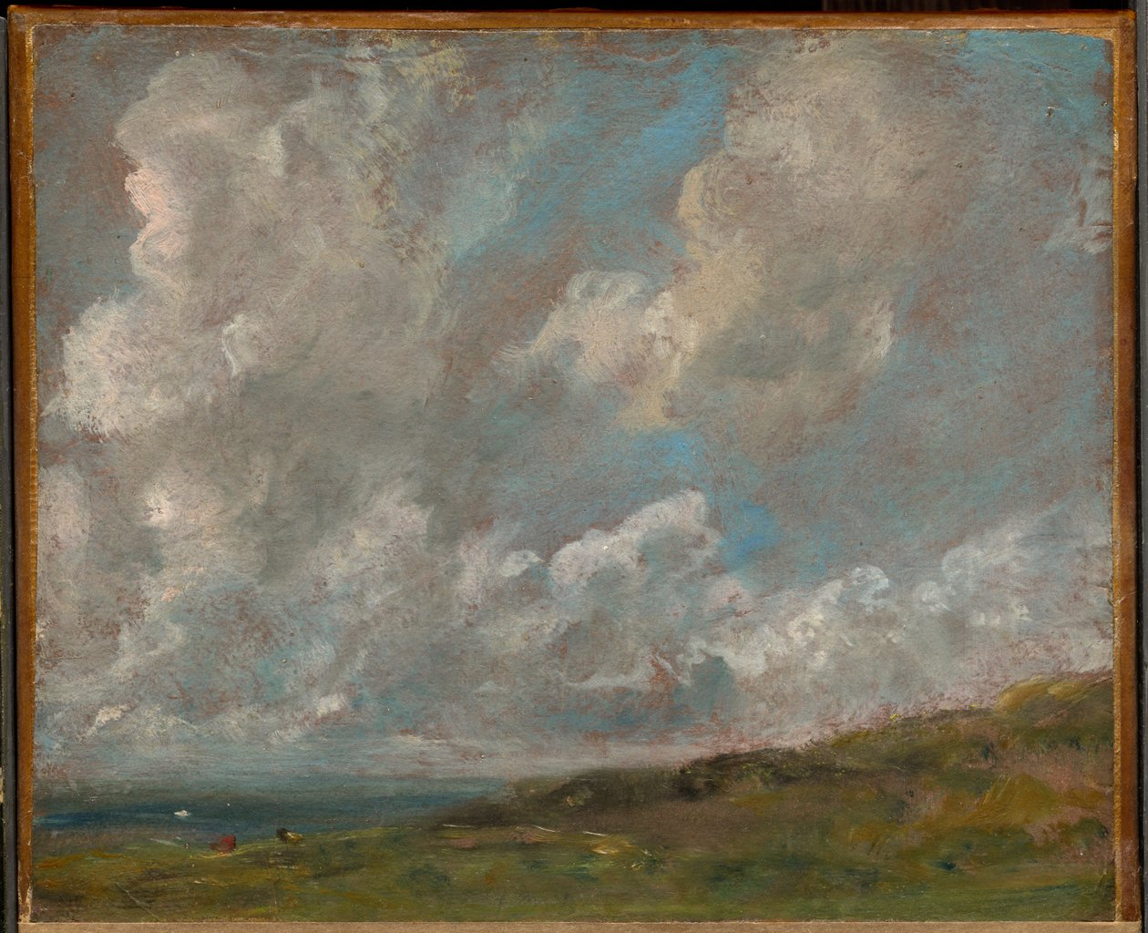 Study of Clouds over a Landscape by John Constable