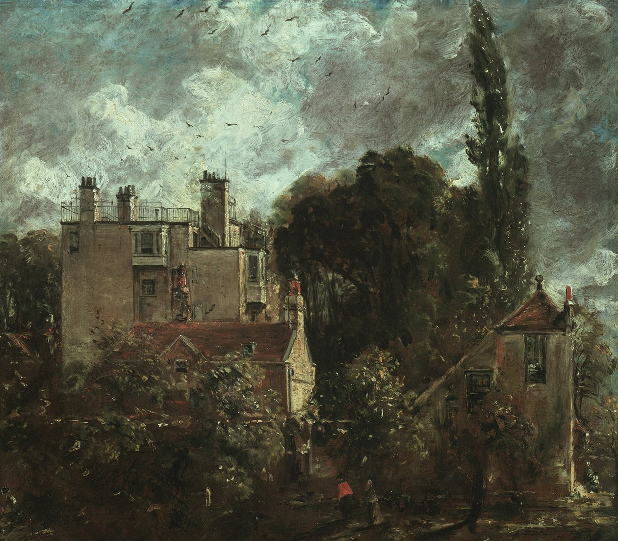 The Grove, or the Admirals House in Hampstead by John Constable