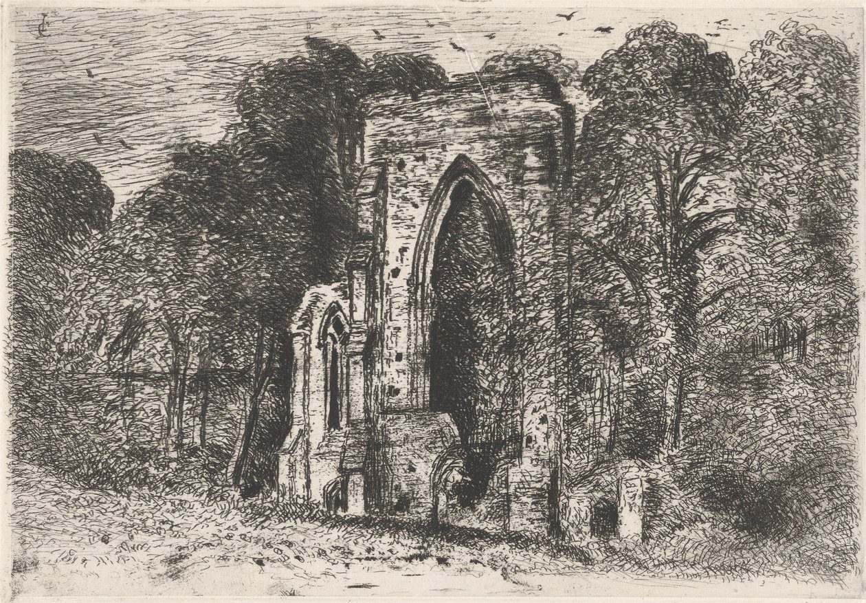 The Ruins of Netley Abbey by John Constable