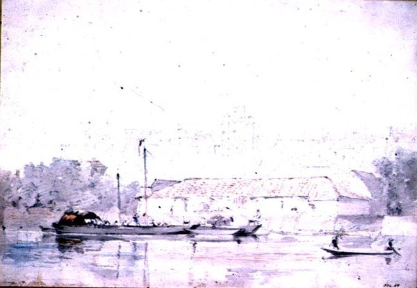 Windsor Castle from the River, 1802 by John Constable