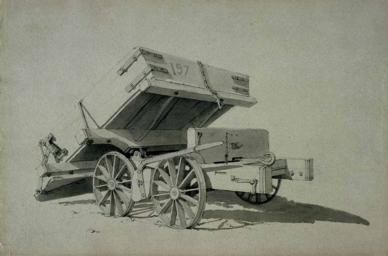 Contractors Tipping Wagon, No.3, 1830s by John Cooke Bourne
