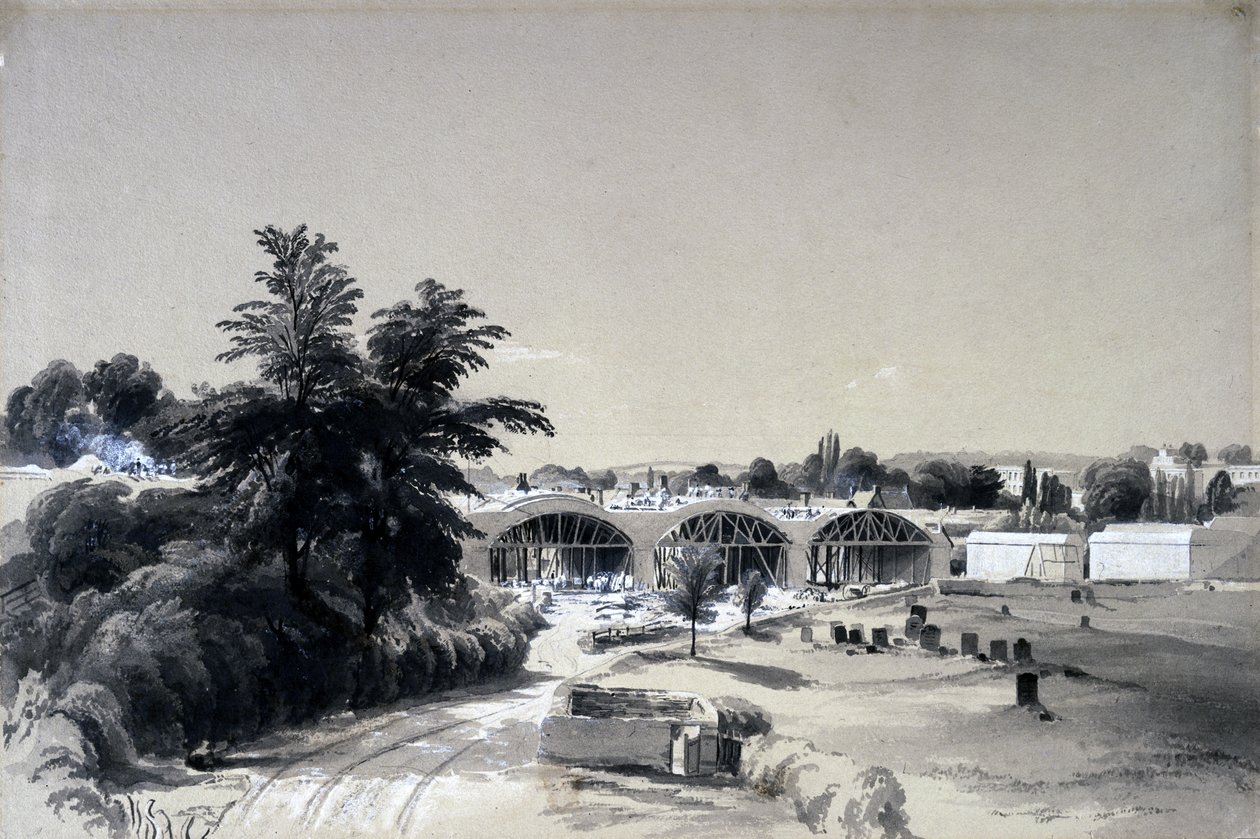 Weedon, Northamptonshire, 6th July 1837 by John Cooke Bourne